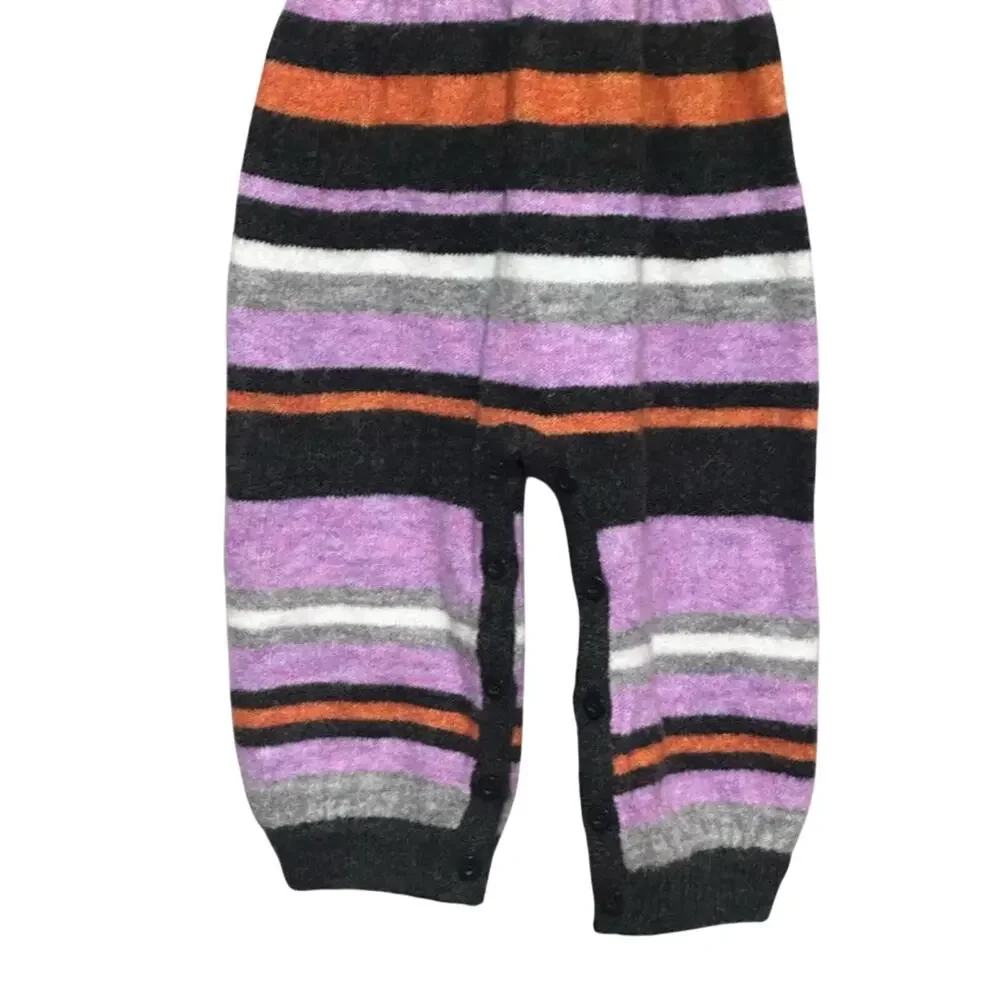 Habitual One-Piece Jumpsuit Striped Pattern Knitted Multicolor 18 Months NWOT